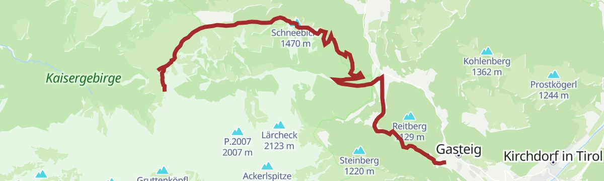Route map: Kaiserkrone - Etappe 4